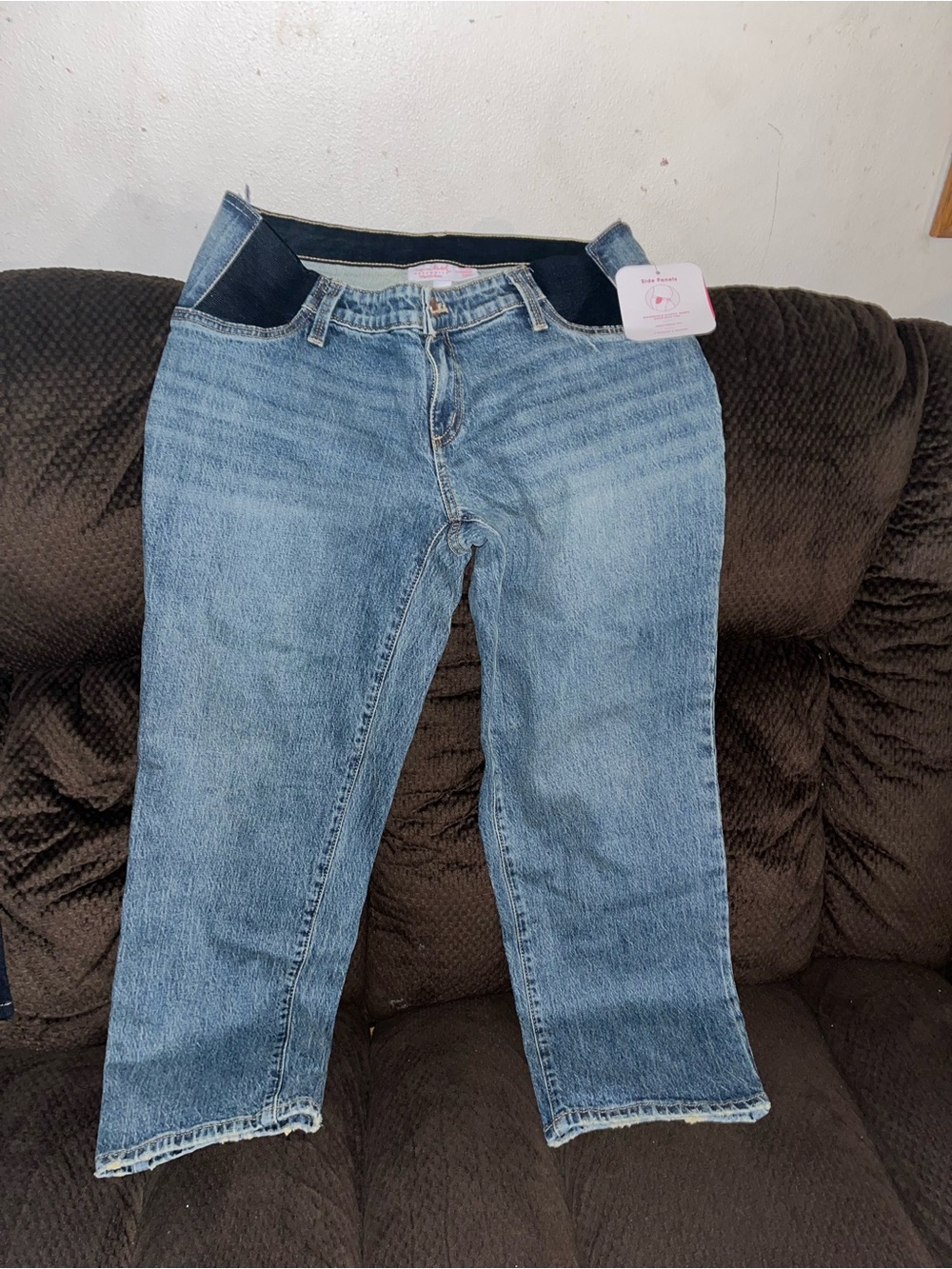 Women's Light Blue Denim Maternity Jeans NWT Size 4